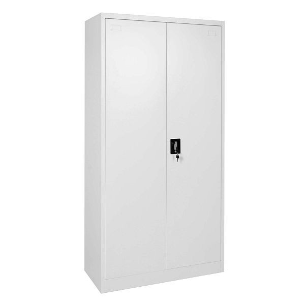 Classeur Mendler HWC-H17, armoire de bureau en acier, 2 portes, 185x90cm gris, 72733
