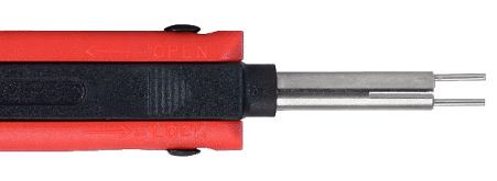 Outil de déverrouillage KS Tools pour fiches plates/prises plates 4,8 mm, 6,3 mm (Delphi Ducon), 150.1285