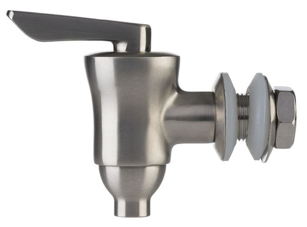 Robinet APS, avec joint, acier inoxydable, silicone, adapté aux distributeurs de boissons, 10718