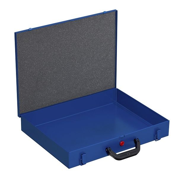 Allit EuroPlus Pro >M< mallette professionnelle en métal pour petites pièces 44H-1, couleur : bleu, poids : 2,79 grammes, 454125