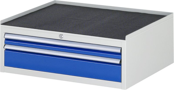 Armoire à tiroirs RAU série 7000, L770xP650xH285mm, tiroirs : 1xH60, 1xH120mm, support métallique, 03-XL1.1A-MT.11
