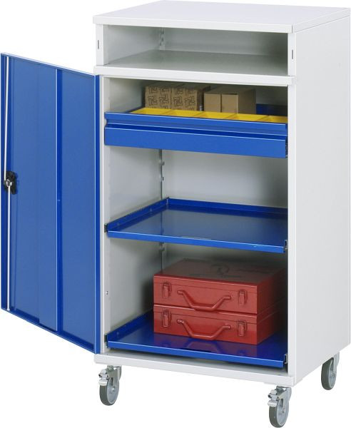 Bureau debout avec armoire latérale RAU - modèle 31, L650 x P520 x H1185 mm, 07-650-M31F.11