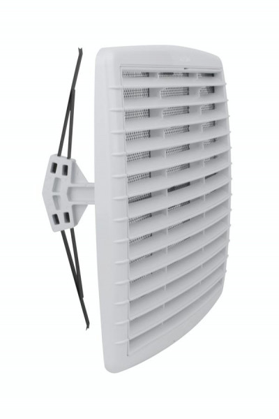 Grille de ventilation Marley avec ressort de serrage 210 x 210 mm blanc, 331010