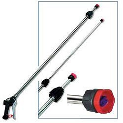 Lance de pulvérisation télescopique De Witte en acier inoxydable 2 x 1 m pour Spray-Matic, 900.120.200