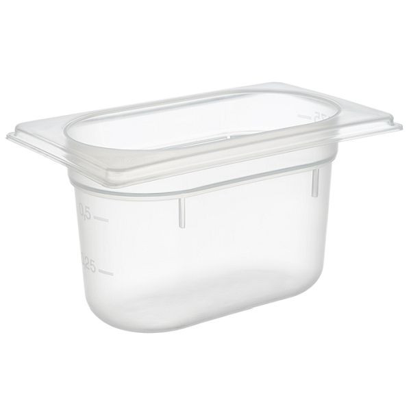 Bac APS GN 1/9, 17,6 x 10,8 cm, profondeur : 100 mm, polypropylène, 1,0 litre, 82151