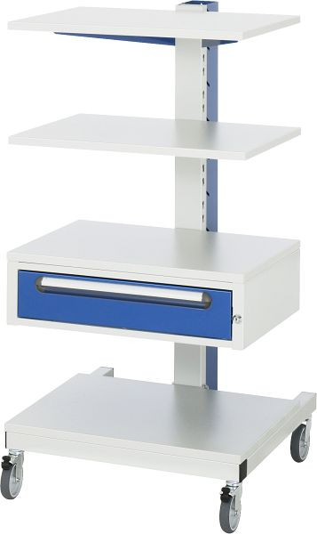Support d'ordinateur RAU - modèle 6002, L650 x P650 x H1230 mm, 07-6002F.11