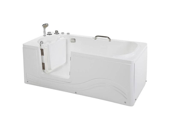 Baignoire pour seniors HOME DELUXE VITAL - M allongé à gauche, 1219