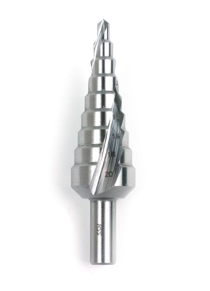 Foret étagé GSR HSSG 6-36 mm, rainuré en spirale, 04015040