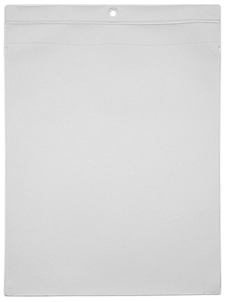 Pochette transparente Eichner A4 en film transparent PP avec rabat de protection et perforation soudée au milieu, UE : 10 pièces, 9218-06000