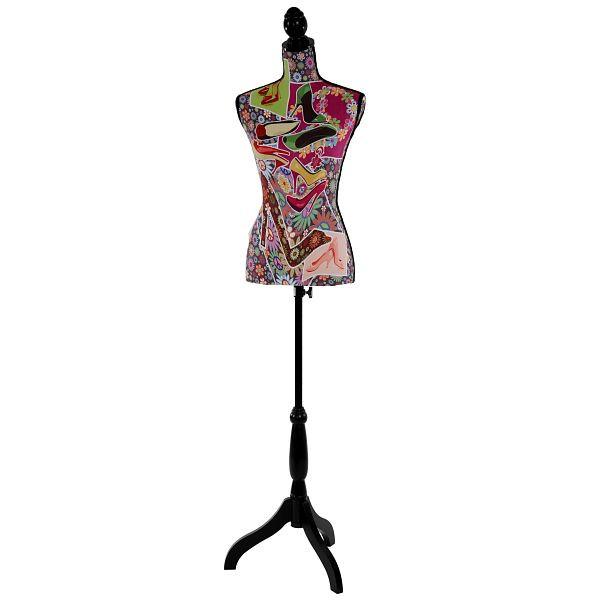 Mendler Tailor's Dummy T222, Mannequin Torse Femme, Fibre de verre, Talons hauts, 35631