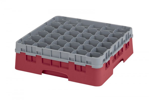 Panier de lavage Cambro 36 compartiments Camrack®, canneberges 11,4 cm, VE: 5 pièces, 36S418416