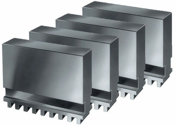 Mors à bloc souple ELMAG adaptés aux mandrins de tour à quatre mors Ø : 200 (1 jeu = 4 pièces), 89507