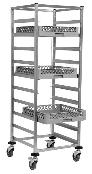 Chariot à étagères Saro pour plateaux et paniers KT500, 452-1340