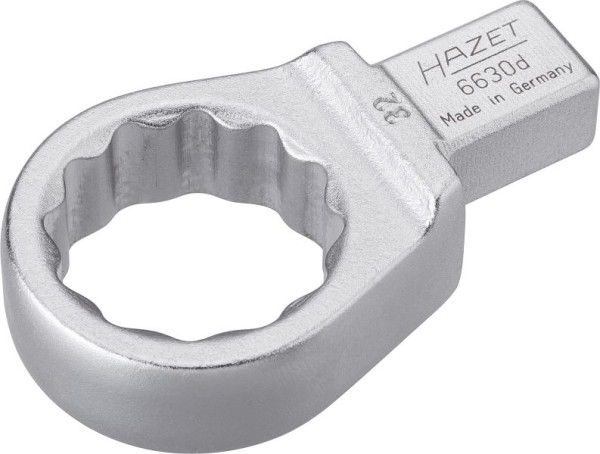 Clé polygonale à insert Hazet, insert carré 14 x 18 mm, profil de traction double hexagonal externe, 32 mm, 6630D-32