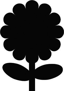 Panneau mural Contacto motif FLEUR, 7690/001