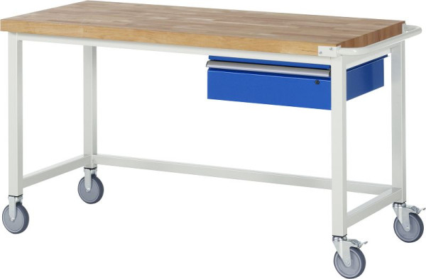 Etabli mobile RAU série 8000, 1 x tiroir, 1500x880x700 mm, 05-8001A1-157B4S.11