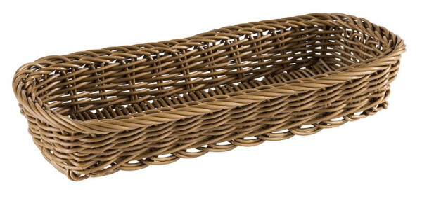 APS panier à couverts -ECONOMIC-, 27 x 10 cm, hauteur : 4,5 cm, polypropylène, marron, 40010