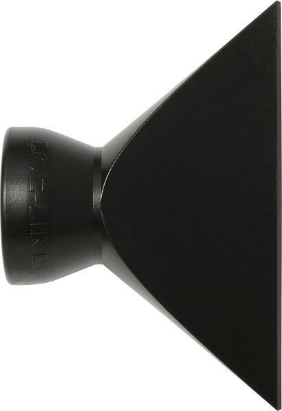 Loc-Line Flachdüse 76 mm schwarz, VE: 20 Stück, L69547S