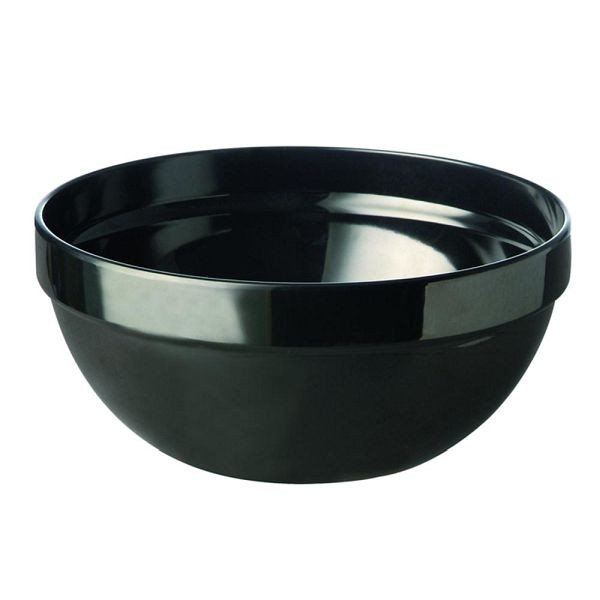 Bol APS "FRIENDLY", bol, en plastique recyclé (PET), Ø 20 cm, hauteur 9 cm, 1,8 litres, noir, 79027