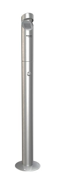 Cendrier sur pied Kerkmann Pio, Ø 175, H 1020 mm, acier inoxydable, 34628881