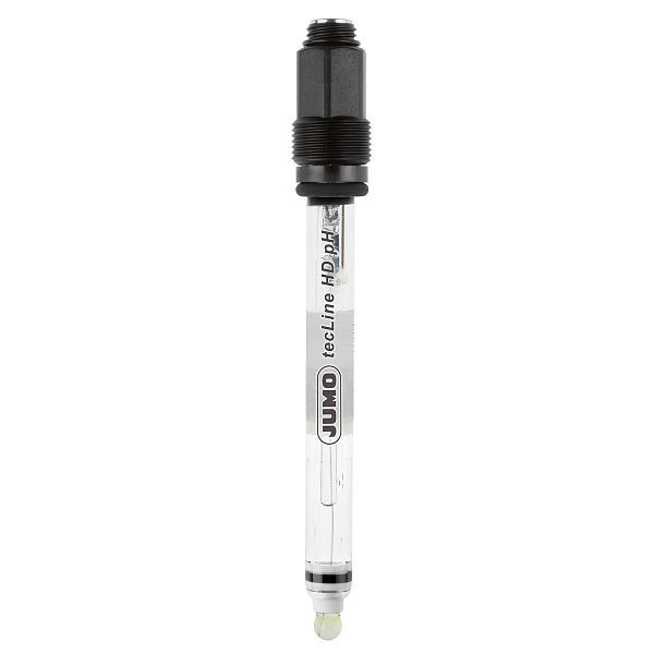 Électrode combinée pH JUMO, verre HT, tête de vis Pg13,5, matériau PPS, diaphragme annulaire PTFE, 00621059