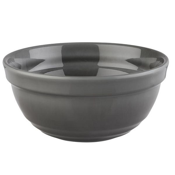 Bol APS -EMMA-, Ø 14 cm, hauteur : 6,5 cm, mélamine, gris, 0,5 litre, 85104