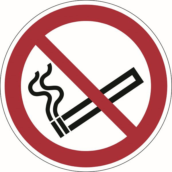 Plaque de sécurité DURABLE "Interdit de fumer", rouge, 172803