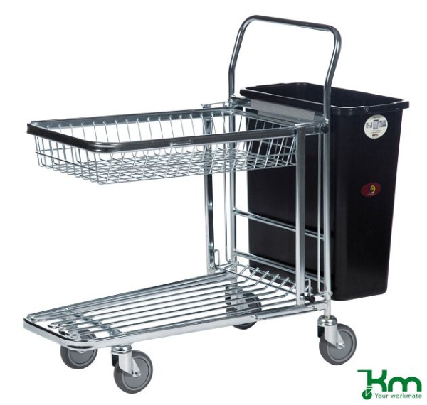 Poubelle Kongamek pour chariots libre-service, KM1800496221