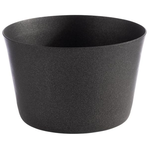 Bol APS -LEVANTE-, Ø 8,5 cm, hauteur : 5,5 cm, acier inoxydable, couleur : gris-noir, 0,2 litre, 40709
