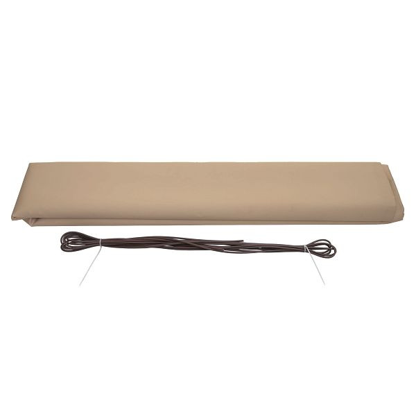 Housse de remplacement Mendler pour auvent HWC-H27, housse de remplacement de cassette complète protection solaire 6x3m, polyester crème, 76554