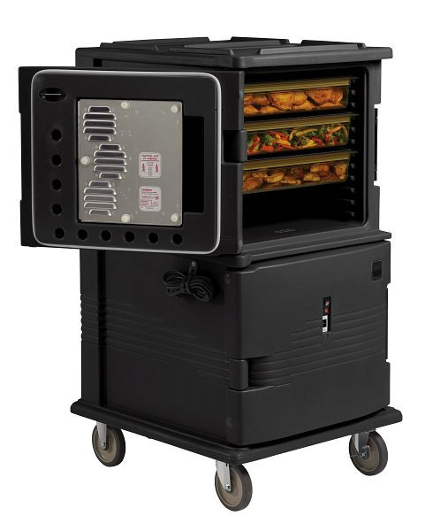 Cambro Ultra Camcart® mit beheizten Türen 220V Schwarz, UPCH16002110