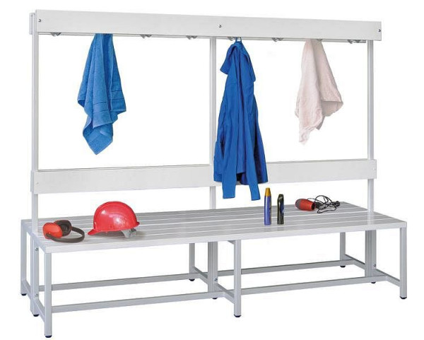 Banc penderie Pavoy 2000 mm, double face, bandes PVC, 57579-200-000-118