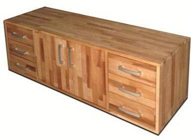 Armoire en pin hêtre, dimensions : 1390 x 500 x 430 mm, 4MP