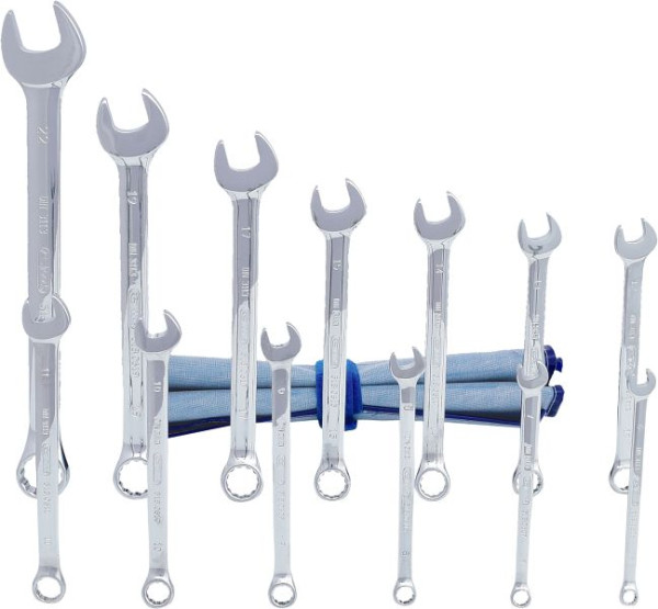 KS Tools CHROMEplus jeu de clés mixtes, coudées, 13 pièces, 518.0643