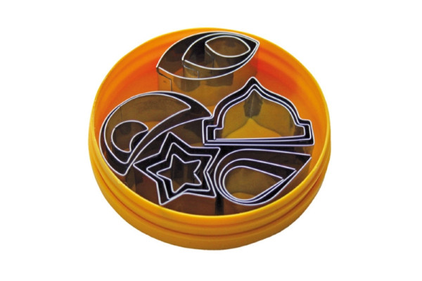 Emporte-pièces décoratifs Schneider du coffret « Formes Mixtes », 15 pièces, acier inoxydable, 199183