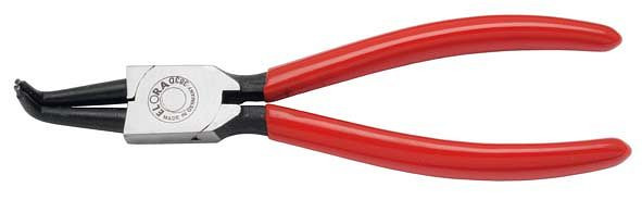 Pince à circlips ELORA pour bagues de verrouillage intérieures, coudée à 90 °, 383, longueur: 130 mm, 0383020085100
