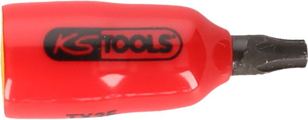 KS Tools Douille embout 1/4" avec isolation de protection pour vis Torx, T8, 117.2471