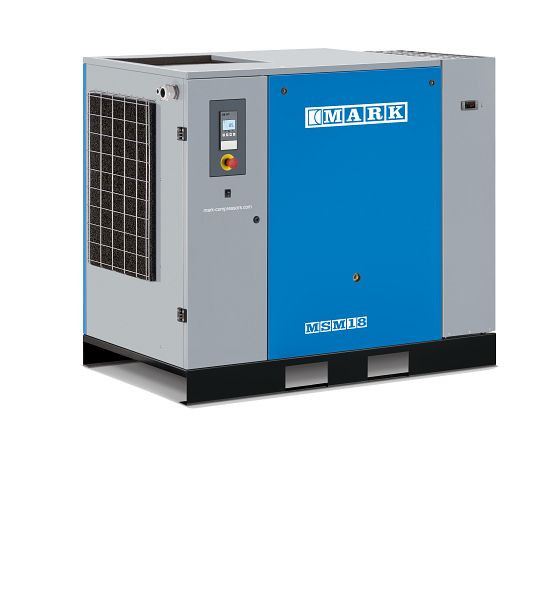 Compresseur à vis ELMAG MSM 16D-500, 15 kW/10 bar, sécheur frigorifique, 500 l AD2000, 12558