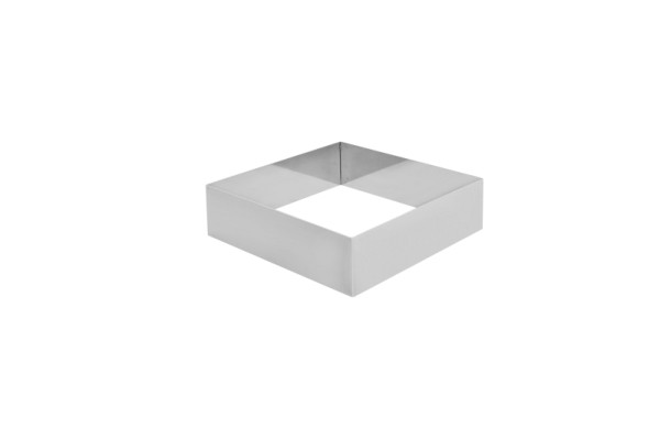 Cercle à gâteau Schneider "Carré", 18 x 18 x 5 cm, acier inoxydable, 155369