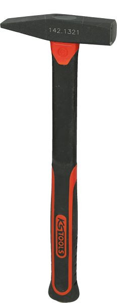 Marteau de mécanicien KS Tools avec manche en fibre de verre, 200g, 142.1321