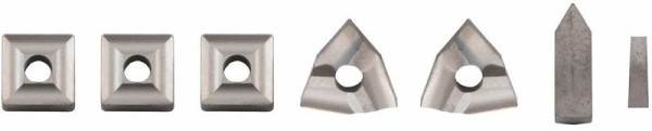 ELMAG jeu de plaquettes indexables 7 pièces pour jeu d'outils de tournage 25x25 mm, 88079