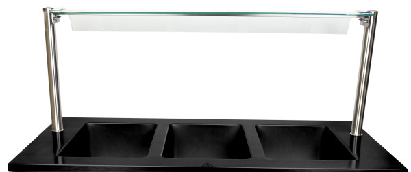 Paroi de protection contre les brochettes Saro pour le chariot Bain Marie BTS-2, 126-1545