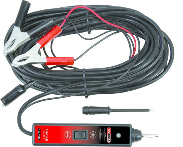 Lampe de test de fonction KS Tools 6-24 V DC avec câble de 25 mètres, 150.1655