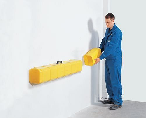 Boîte de rangement DENIOS pour tapis d'étanchéité jusqu'à 1000 x 1000 mm, 132-789