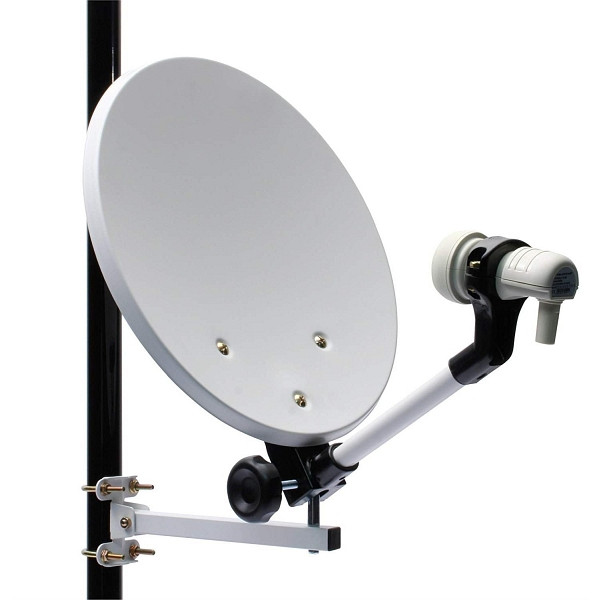 Système satellite de camping TLESTAR avec récepteur satellite Full HD DB 6 S HD, étui rigide, 13,7 pouces, miroir de 35 cm, 5103329
