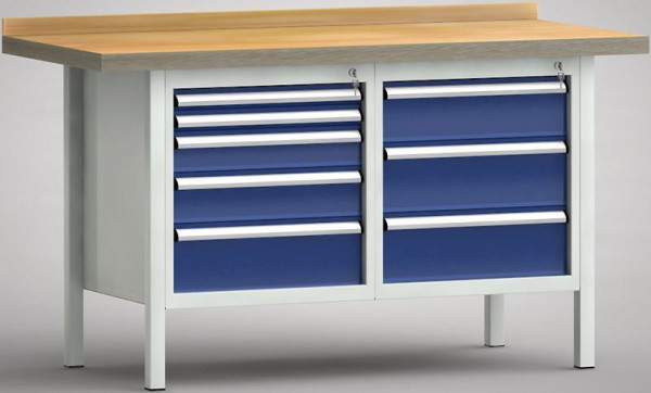 Etabli standard KLW - 1500 x 700 x 840 mm L x P x H, WS177N-1500M40-E1662