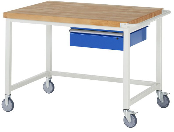 Etabli mobile RAU série 8000, 1 x tiroir, 1250x880x900 mm, 05-8001A1-129B4S.11
