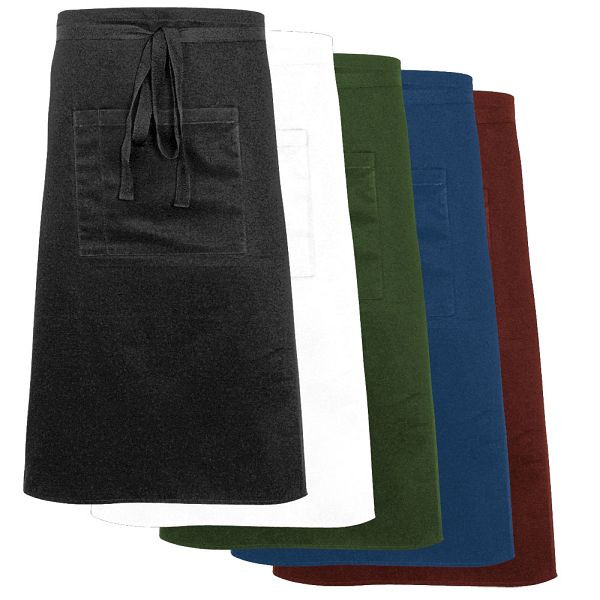 Tablier de bistrot Nino Cucino avec poche, bordeaux, longueur 70 cm, HB2107700