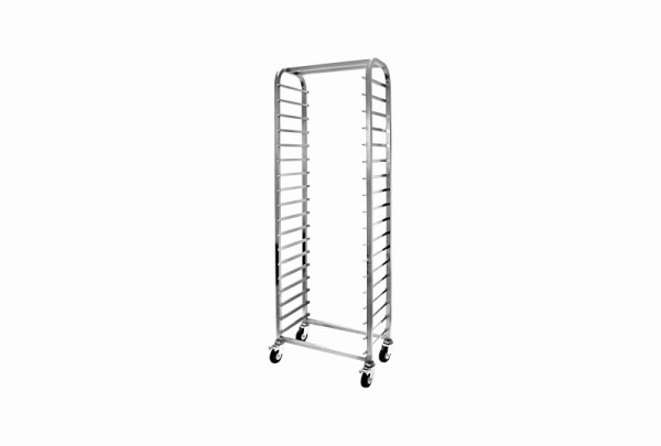 Chariot de transport Schneider, inox, insertion transversale : 18 supports GN 1/1, 385035