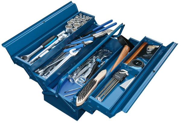 Assortiment d'outils SW-Stahl, avec boîte à outils, 91 pièces, Z4200